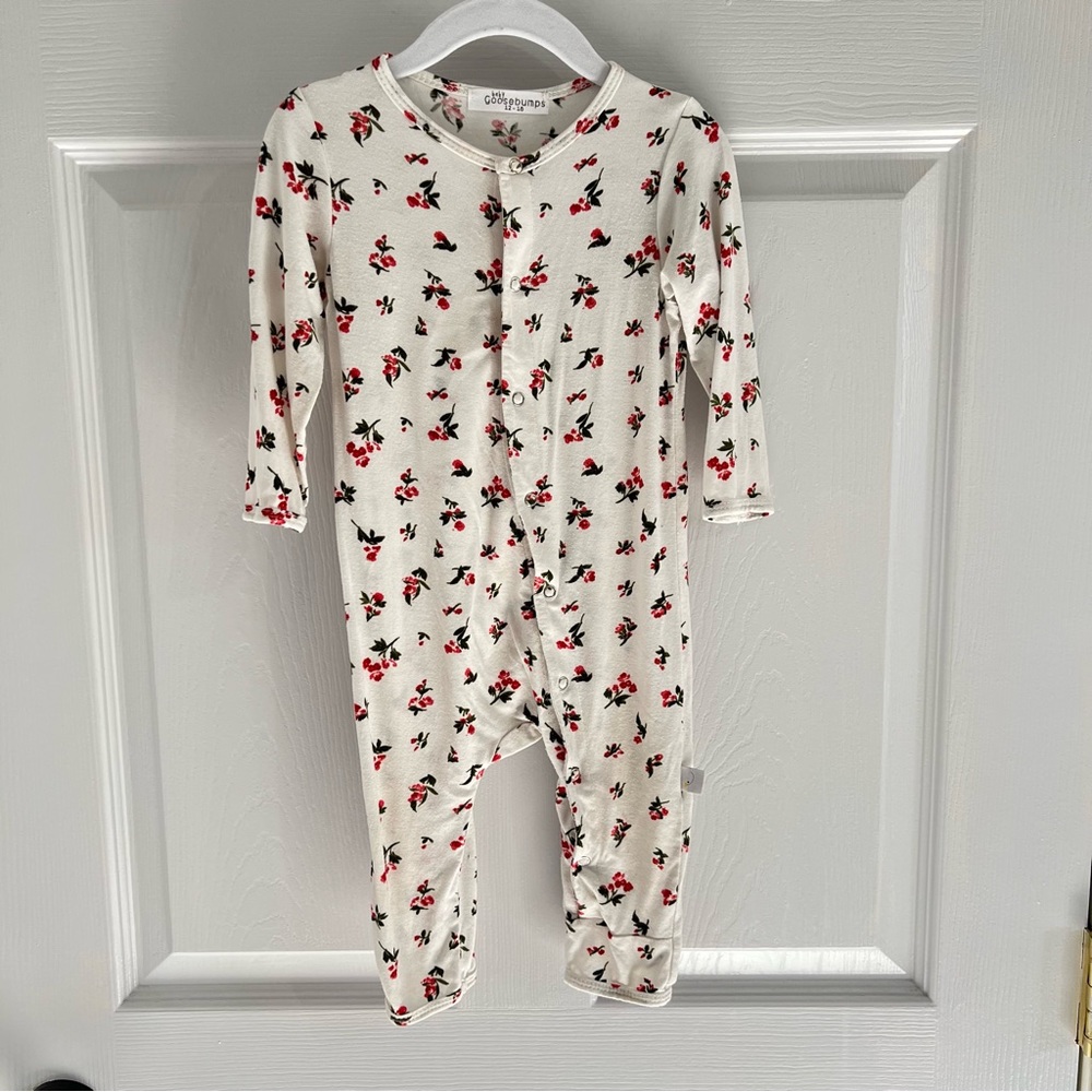 Baby Goosebumps Bamboo Floral Romper (Size 12-18M)